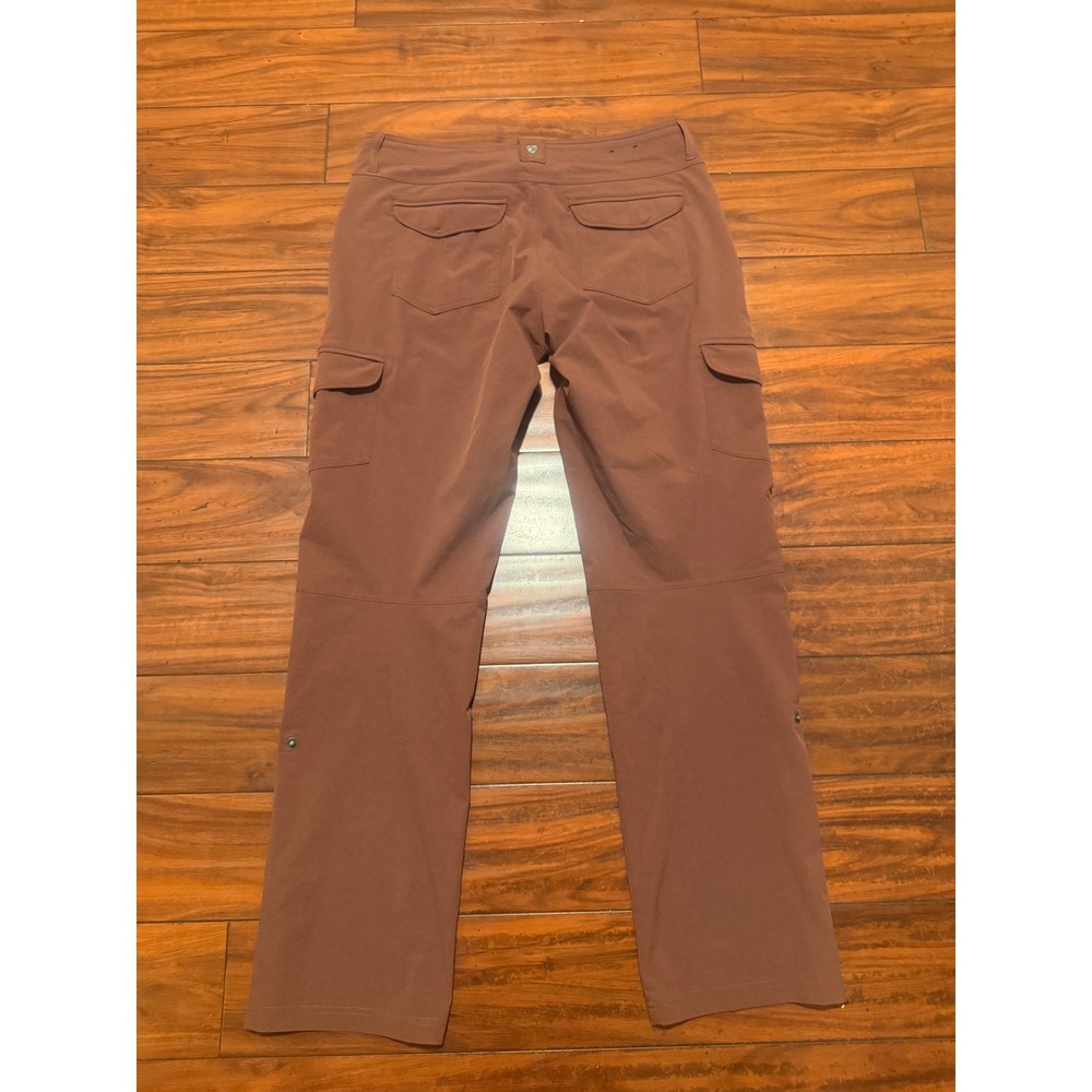 Kuhl Splash Roll-Up Cargo Hiking Pants Brown Mauve Womens Size 12 Reg